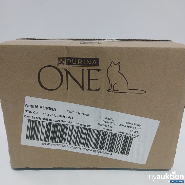 Artikel Nr. 973595: Purina ONE Sensitive Katzennahrung Huhn & Kro 13x85 g