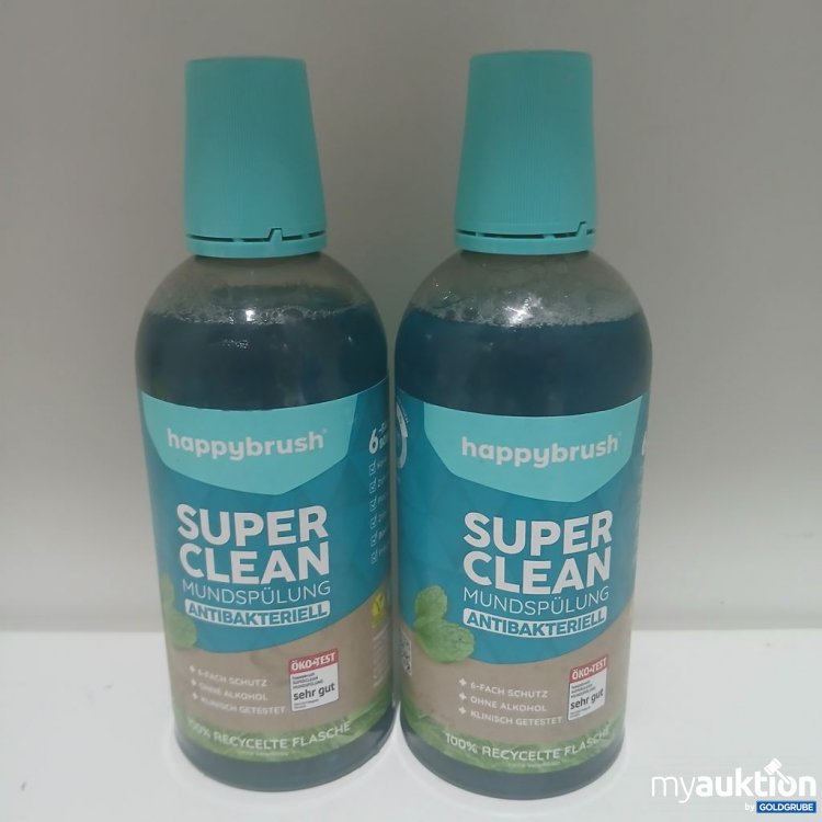 Artikel Nr. 981595 Artikel Nr. 981595: happybrush SUPER CLEAN Mundspülung antibakteriell