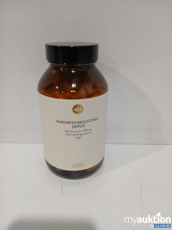 Artikel Nr. 897596 Artikel Nr. 897596: Magnesiumglycinat Depot 240 Kapseln a765mg (150mg Magnesium) vegan