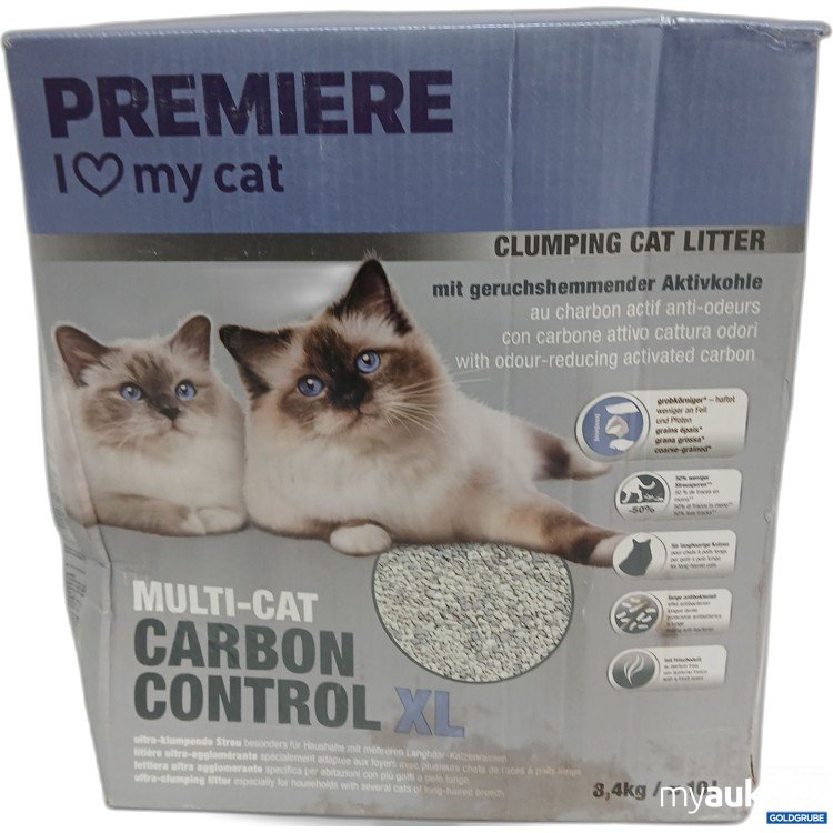 Artikel Nr. 961596: Premiere Clumping Cat Litter Multi Cat Carbon Control XL 8.4kg 