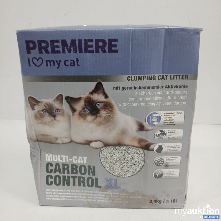 Artikel Nr. 961596: Premiere Clumping Cat Litter Multi Cat Carbon Control XL 8.4kg 