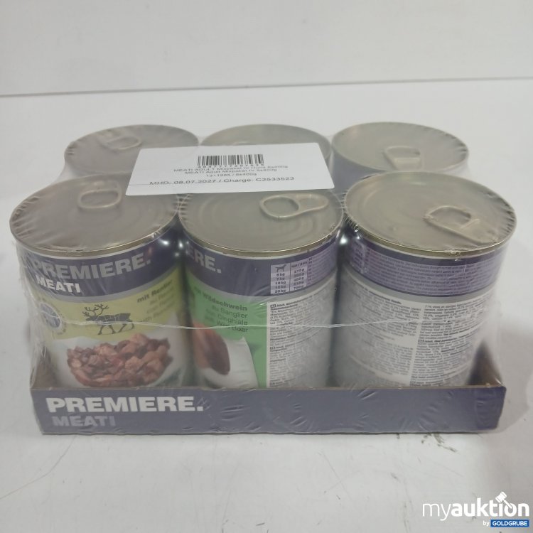 Artikel Nr. 986596: Premiere Meati Hundefutter Mixpaket IV 6x400g 
