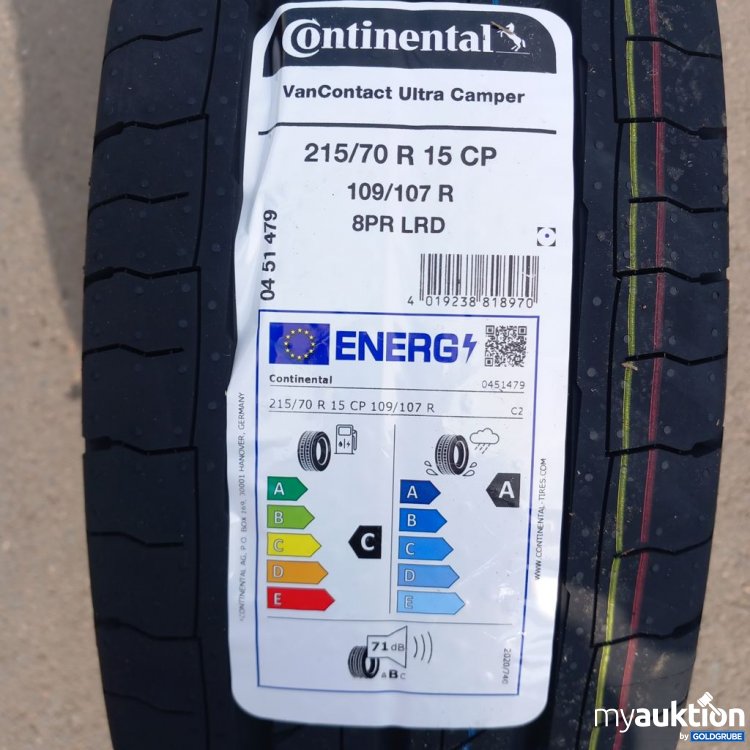 Artikel Nr. 523597: Continental VanContact Ultra Camper 215/70 R15 CP