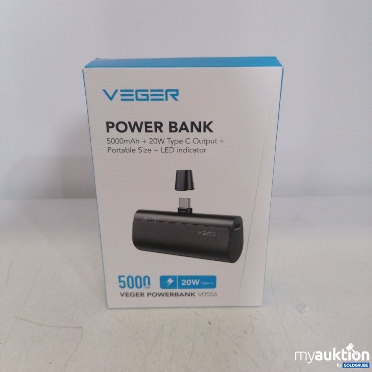 Artikel Nr. 678597: Veger Power Bank 20W Type C