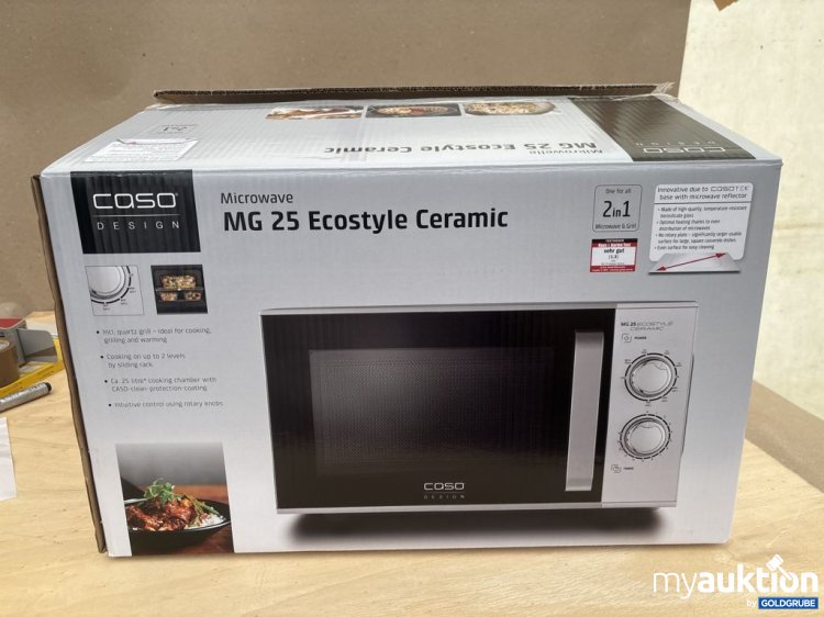Artikel Nr. 921597: CASO DESIGN MG 25 Ecostyle Ceramic Mikrowelle und Grill
