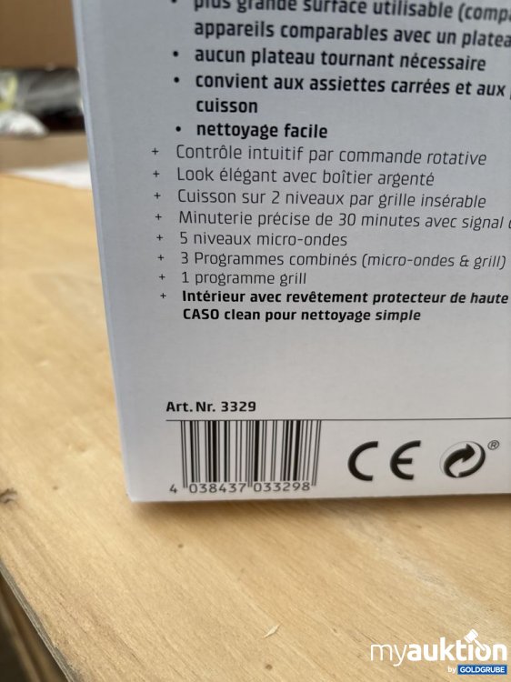 Artikel Nr. 921597: CASO DESIGN MG 25 Ecostyle Ceramic Mikrowelle und Grill