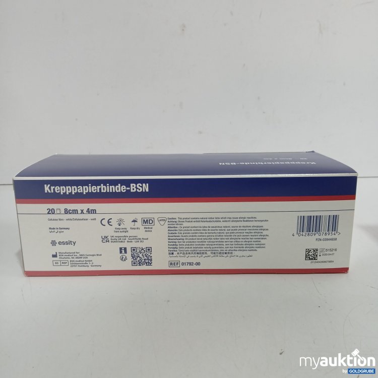 Artikel Nr. 968597: Krepppapierbinde-BSN 20Rollen 8cm x 4m 