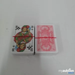 Auktion Romme Kartenspiel Rot 