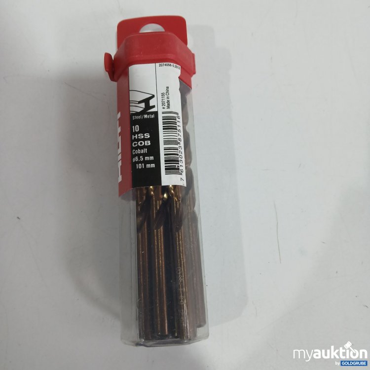 Artikel Nr. 521598 Artikel Nr. 521598: Hilti 10 HSS COB Cobalt 6,5mm 101mm