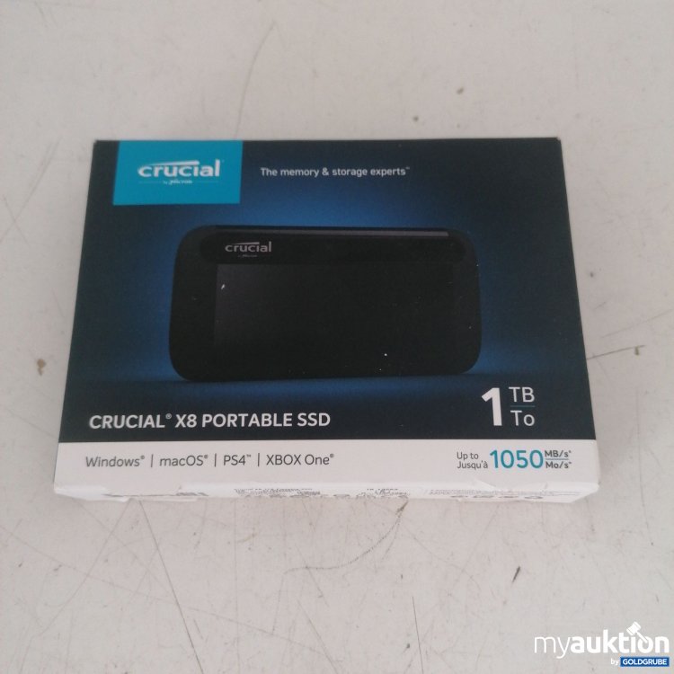 Artikel Nr. 661598 Artikel Nr. 661598: Crucial by Micron X8 Portable SSD 1TB