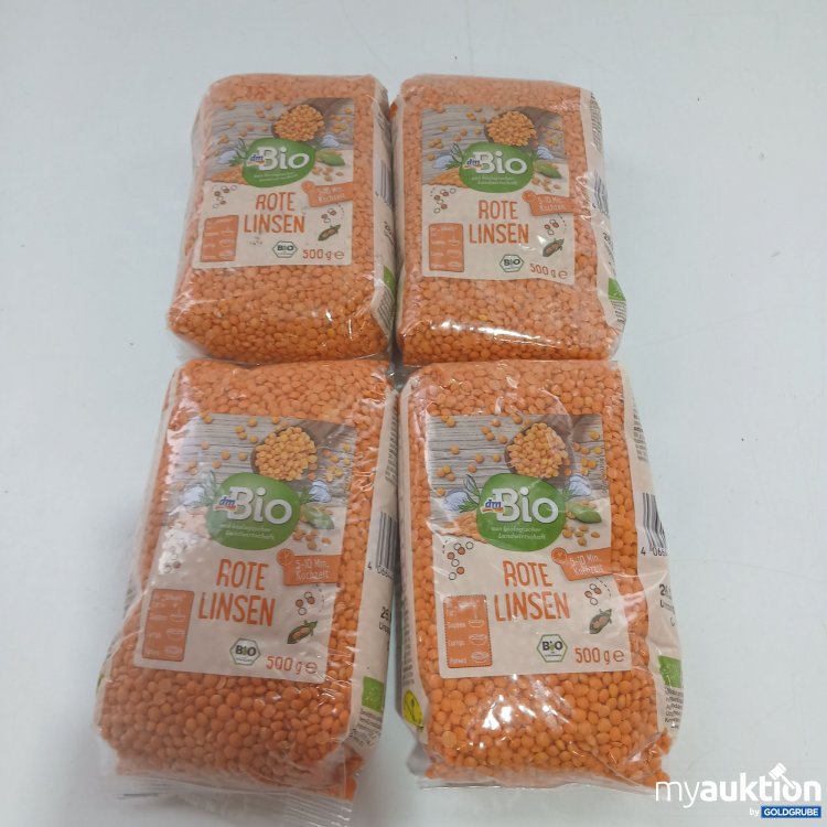 Artikel Nr. 770598: Bio Rote Linsen 4x500g