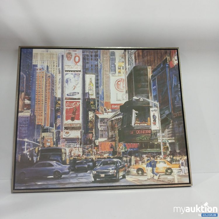 Artikel Nr. 865598: C. Namazbek;Time Square" 343/750 Bild ca. 104x88cm