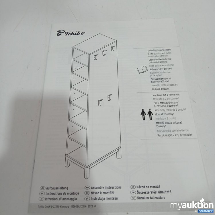 Artikel Nr. 894598: Tschibo Schuhregal mit Garderobe PK1 677795 