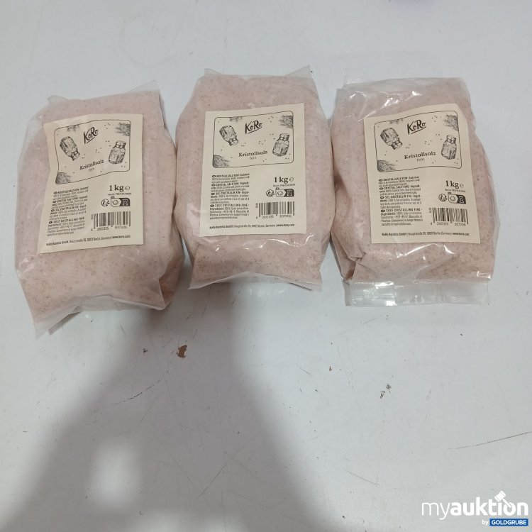 Artikel Nr. 969598: Koro Kristallsalz 3x1kg 