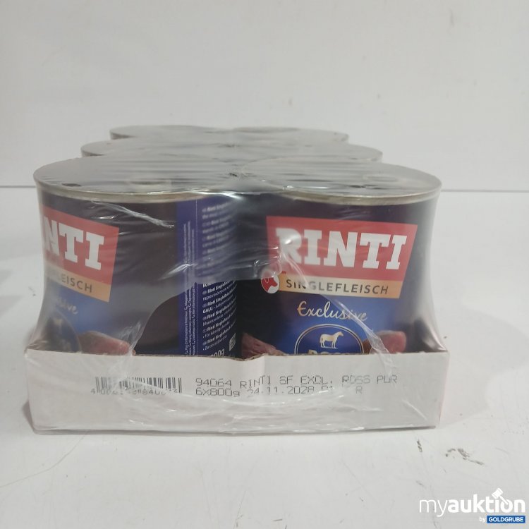 Artikel Nr. 986598: Rinti Singlefleisch Hundefutter Ross Pur 6x800g