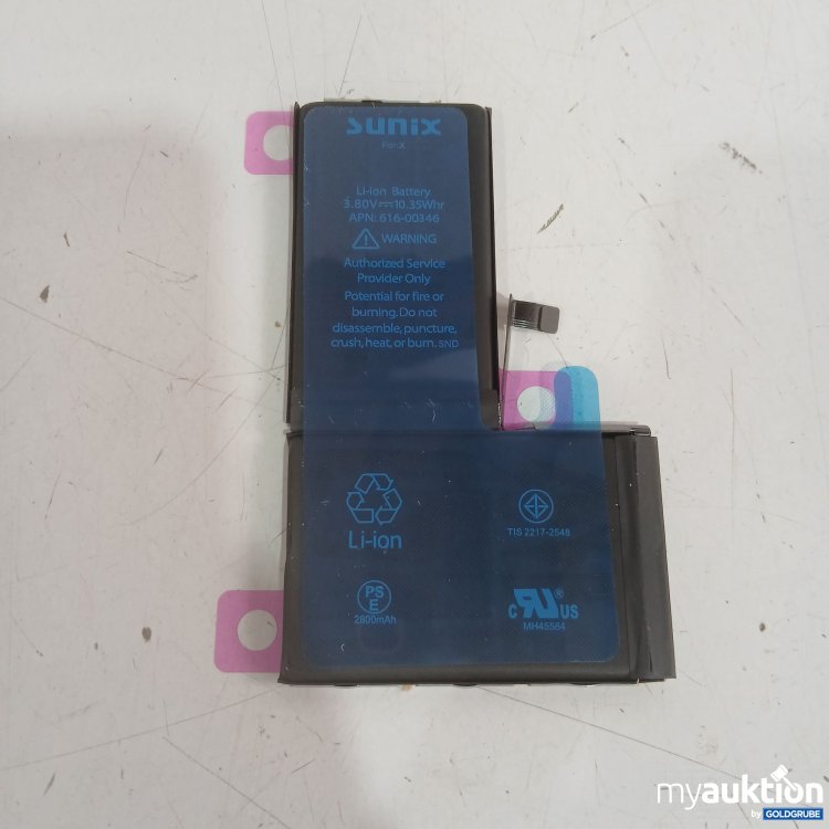 Artikel Nr. 989598 Artikel Nr. 989598: Sunix Li-ion Battery 3.80V 616-00346