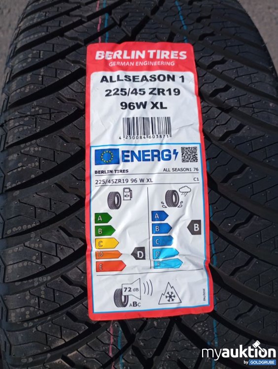 Artikel Nr. 525599: Berlin Tires Allseason 1 225/45 ZR19 96W