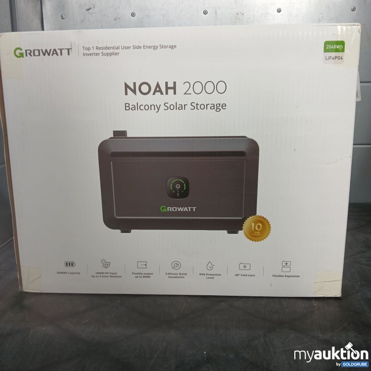 Artikel Nr. 874599 Artikel Nr. 874599: Growatt Noah2000 Balcony Solar Storage LiFeP04 2048Wh