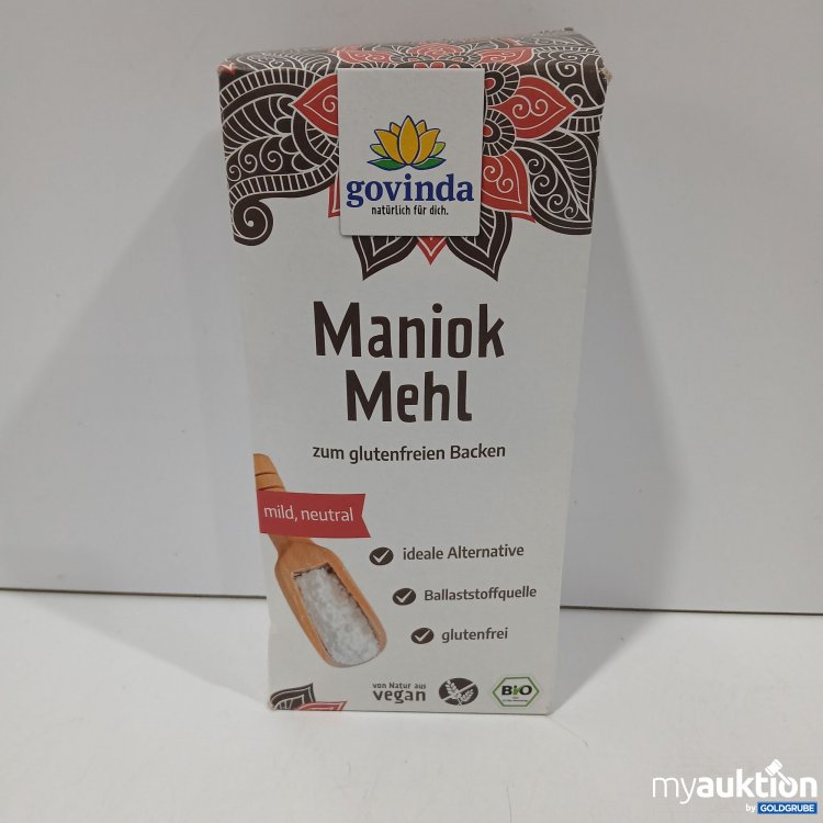 Artikel Nr. 954599: Govinda Maniok Mehl Vegan 450g