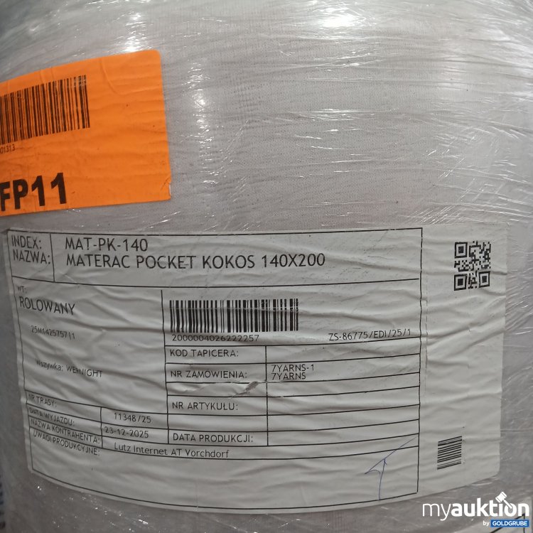 Artikel Nr. 979599: Materac Pocket Kokos 140x200 