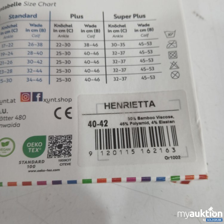 Artikel Nr. 989599 Artikel Nr. 989599: Xunt Compressions Socks Henrietta