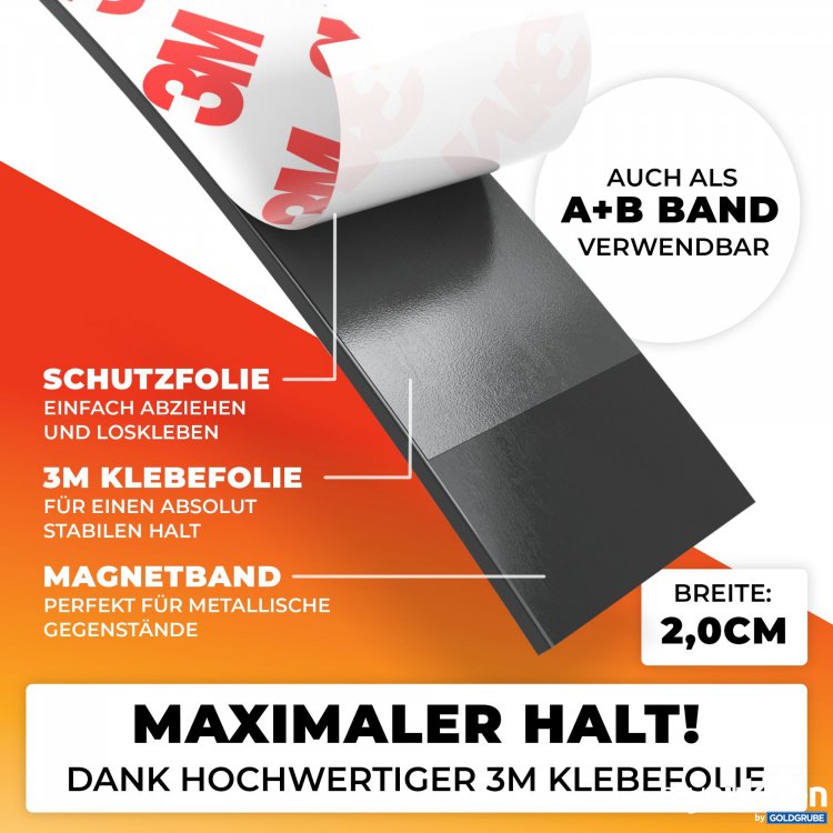 Artikel Nr. 376600: Magnetband 3m