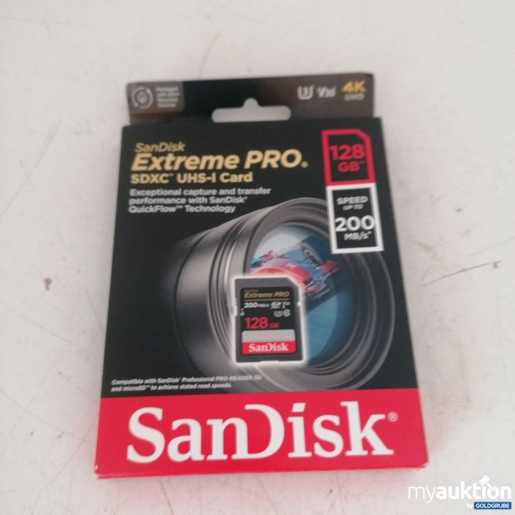 Artikel Nr. 661600 Artikel Nr. 661600: Western Digital Technologies Scan Disk Extreme Pro SDXC UHS-I Card