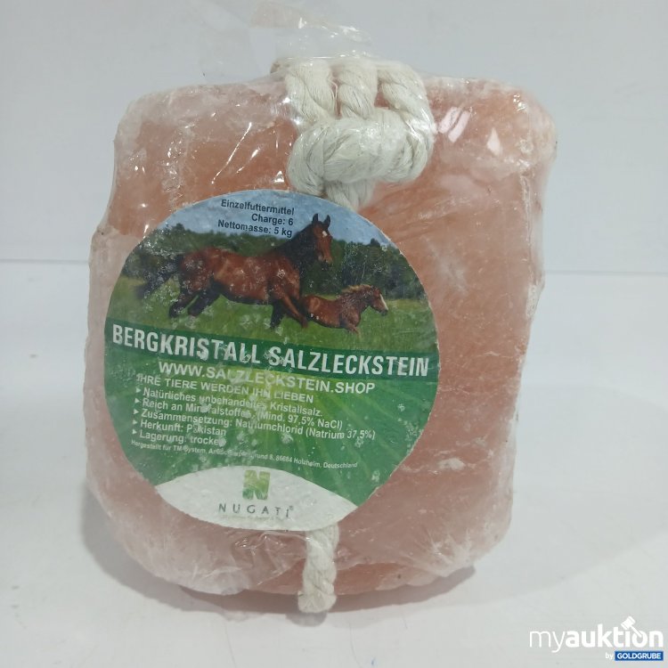 Artikel Nr. 870600 Artikel Nr. 870600: Nugati Bergkristalll Salzleckstein 5kg