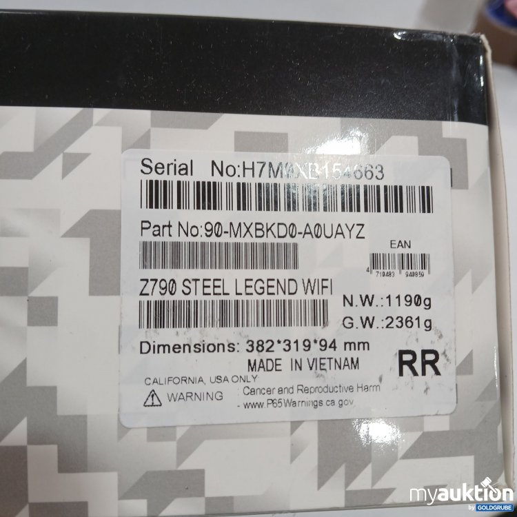 Artikel Nr. 955600: AS Rock 2790 Steel Legend WiFi 382*319*94mm 