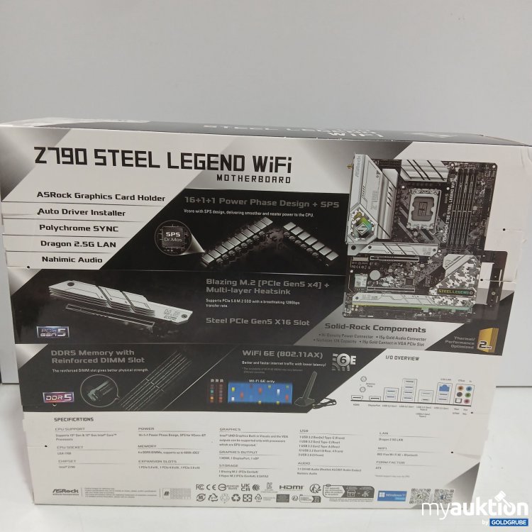 Artikel Nr. 955600: AS Rock 2790 Steel Legend WiFi 382*319*94mm 