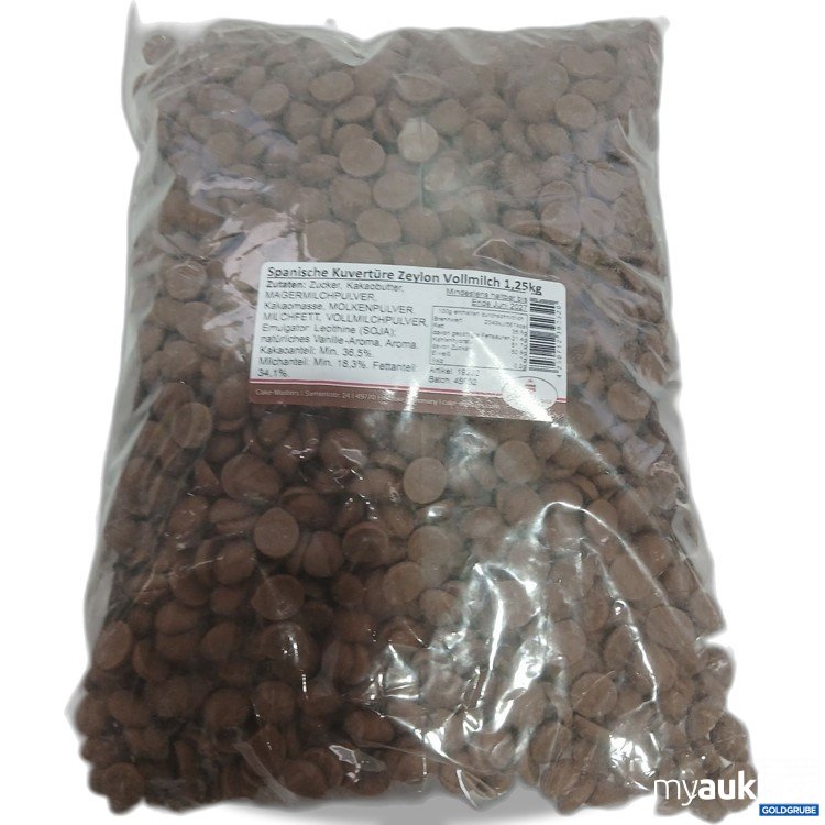 Artikel Nr. 969600 Artikel Nr. 969600: Spanische Kuvertüre Zeylon Vollmilch 1,25kg