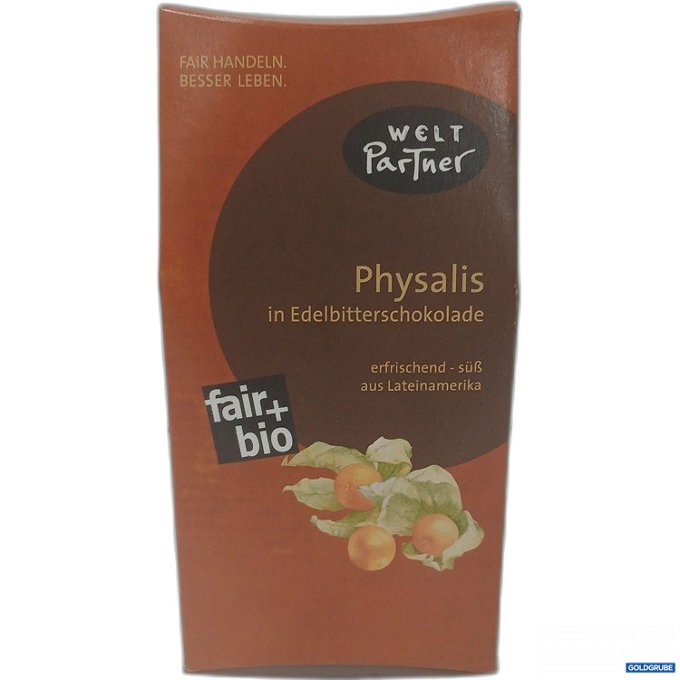 Artikel Nr. 993600 Artikel Nr. 993600: Welt Partner Physalis in Edelbitterschokolade 100g