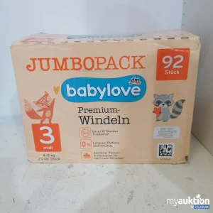 Artikel Nr. 722600: Babylove Premium Windeln Jumbopack