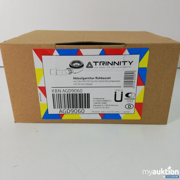 Artikel Nr. 432601 Artikel Nr. 432601: Trinnity Ablaufgarnitur Rohbauset AGD9060