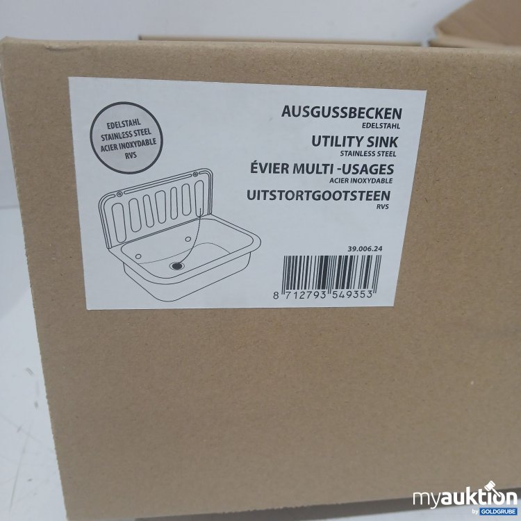Artikel Nr. 477601 Artikel Nr. 477601: Edelstahl Ausgussbecken 39.006.24