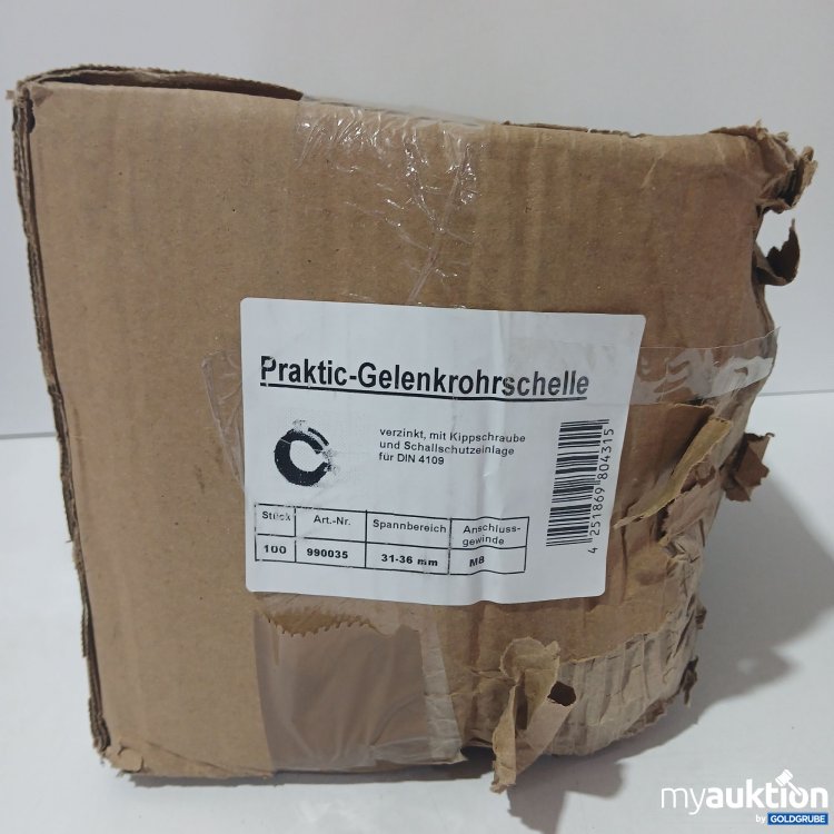 Artikel Nr. 518601: Praktic Gelenkrohrschelle 100stk 990035 31-36mm M8