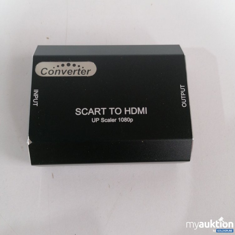 Artikel Nr. 827601 Artikel Nr. 827601: Scart to HDMI Converter UP Scaler 1080p, HS310-BK