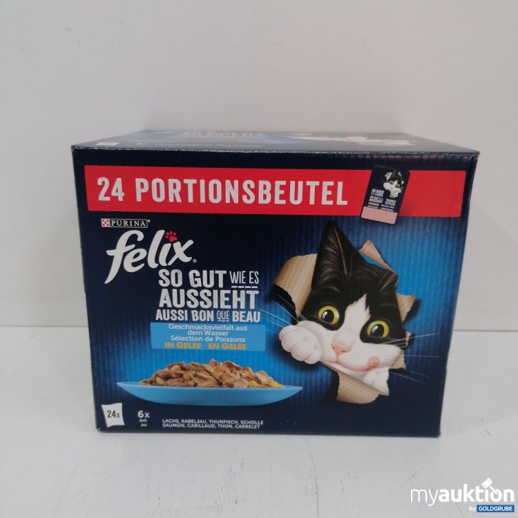 Artikel Nr. 835601: Purina Felix 24 Portions Beutel Geschmacksvielfalt aus dem Wasser24x85g