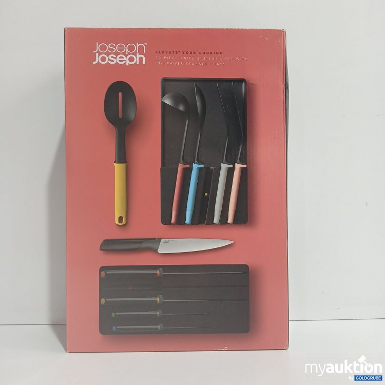 Artikel Nr. 854601 Artikel Nr. 854601: Joseph Joseph 10 Piece Knife & Utensile Set with In drawer Storage Trays