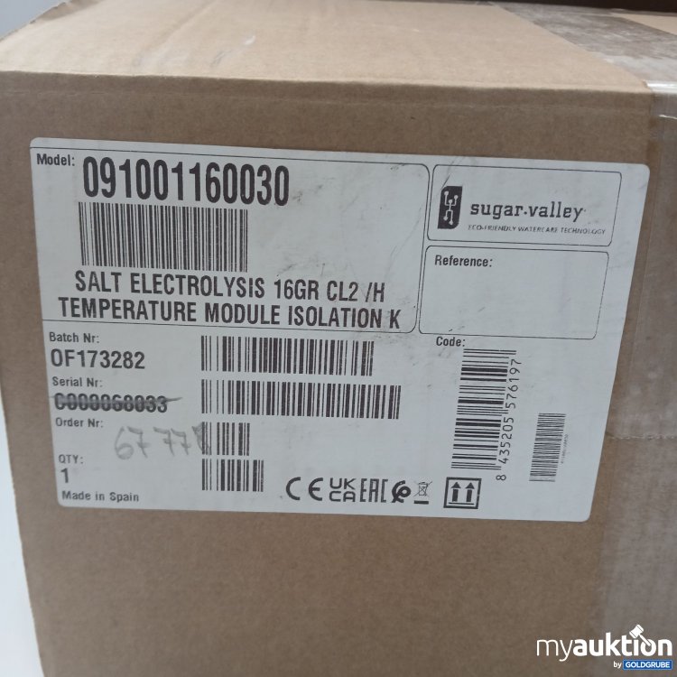 Artikel Nr. 868601: Sugar Valley BWT Salzelektrolyse 16GR CL2 /H Temperature Module Isolation K 091001160030