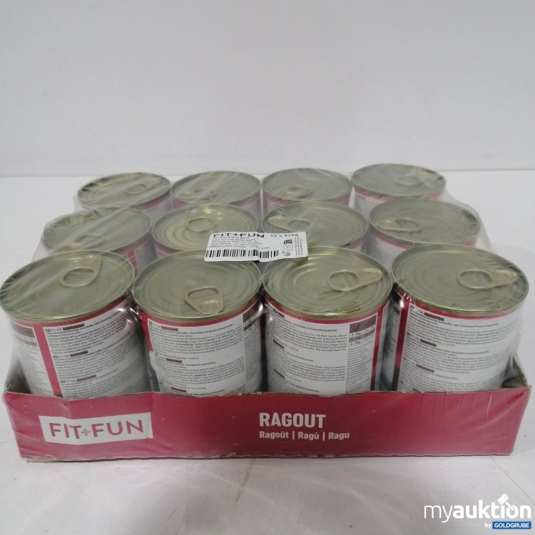 Artikel Nr. 888601: Fit+Fun Katze Rind Ragout 12x415g