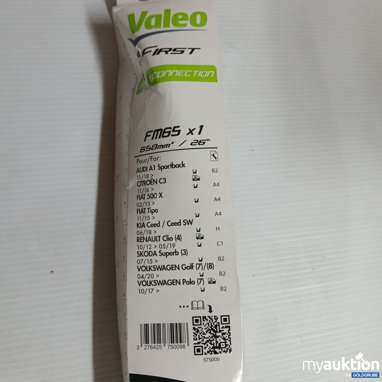 Artikel Nr. 932601 Artikel Nr. 932601: Valeo FM65 Wischblatt 26 Zoll