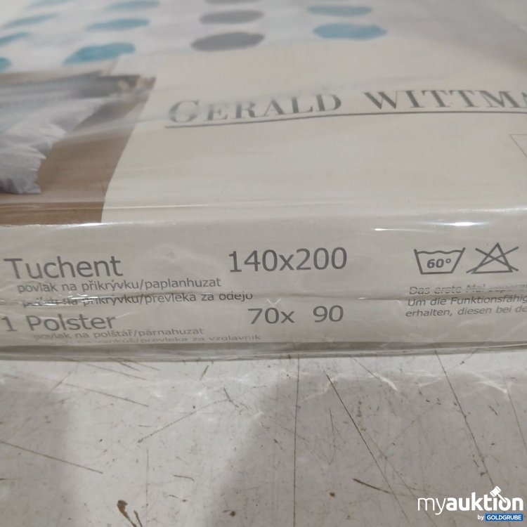 Artikel Nr. 934601 Artikel Nr. 934601: GERALD WITTMANN Baumwoll-Satin Bettwäsche Tuchent 140x200 cm, Polster 70x90 cm