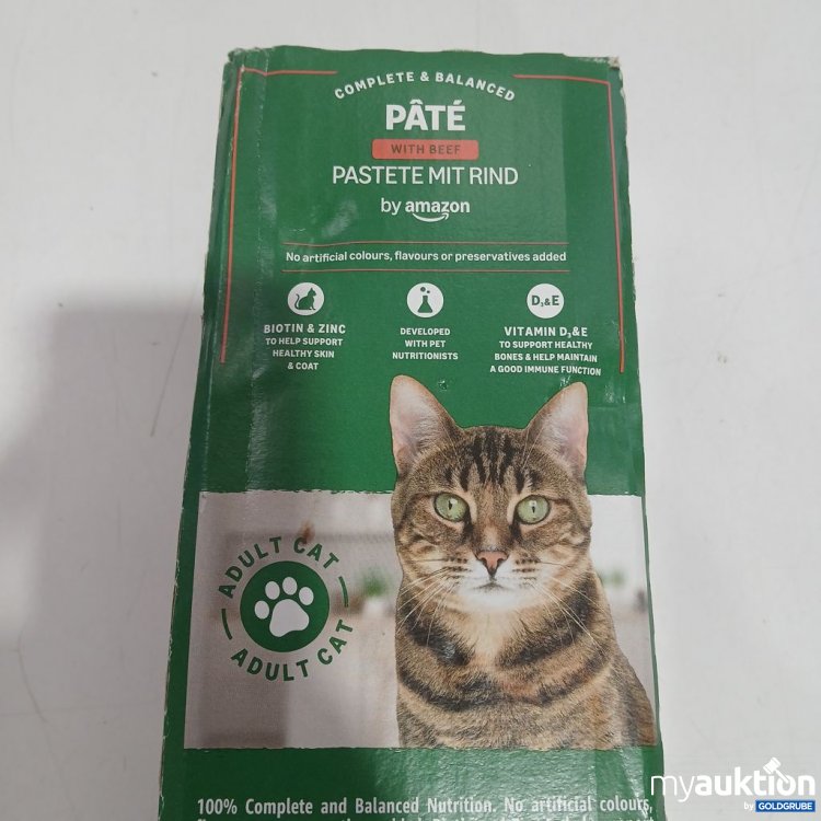 Artikel Nr. 973601: amazon Pâté mit Rind Adult Cat with Beef 16x100g