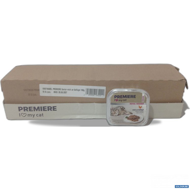 Artikel Nr. 990601 Artikel Nr. 990601: Premiere Senior Royal Ragout Geflügel je 100g 16Stk