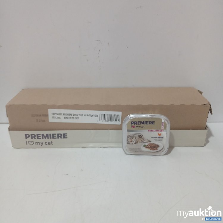 Artikel Nr. 990601 Artikel Nr. 990601: Premiere Senior Royal Ragout Geflügel je 100g 16Stk