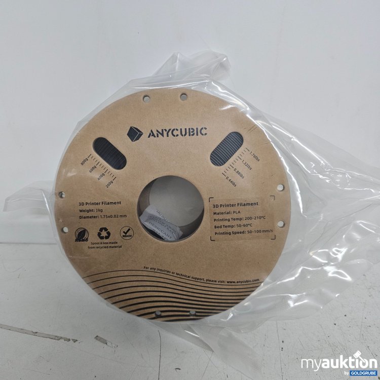 Artikel Nr. 398602 Artikel Nr. 398602: Anycubic 3D Printer Filament PLA 1.75mm 1kg