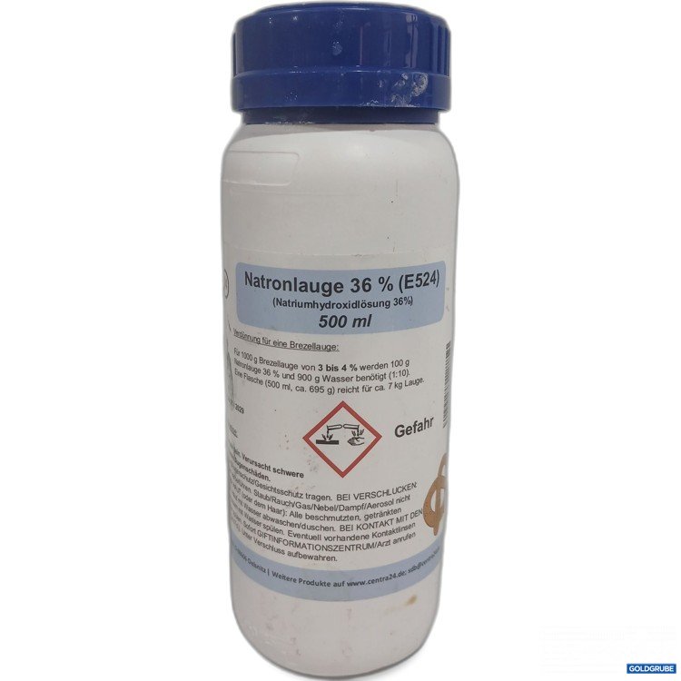 Artikel Nr. 460602: Centra 24 Natronlauge 36% (E524) 500ml 