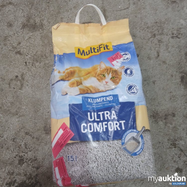 Artikel Nr. 468602: MultiFit Katzenstreu Ultra Comfort Klumpend 15 l