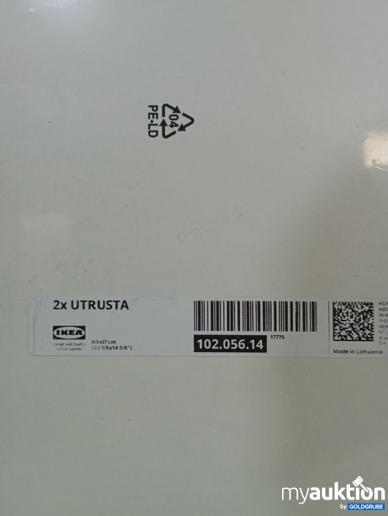 Artikel Nr. 471602: IKEA 2x UTRUSTA 60 x 37cm Art.-Nr. 102.056.14